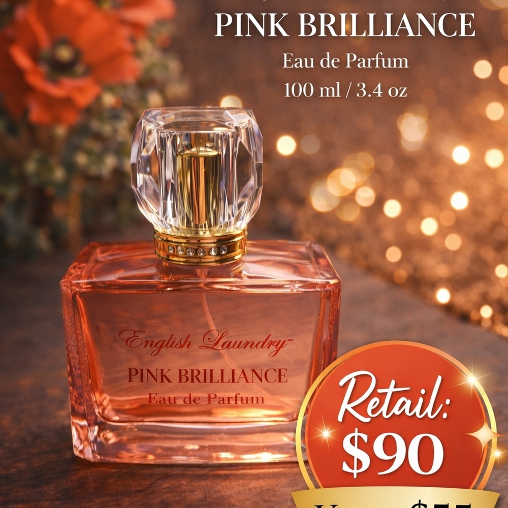 English Laundry Pink Brilliance Eau de Parfum - Elegant Pink
